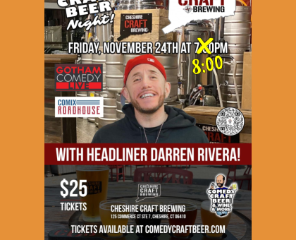 Comedy Night at Cheshire Craft Brewing