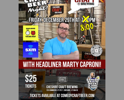 Comedy Night at Cheshire Craft Brewing