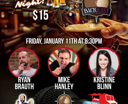 Back East Comedy Craft Beer Night