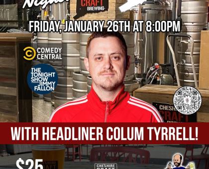Comedy Night at Cheshire Craft Brewing