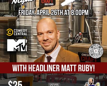 Comedy Night at Cheshire Craft Brewing
