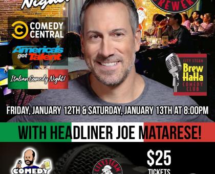 Italian Comedy Night at City Steam