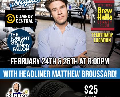Comedy Night at City Steam at River