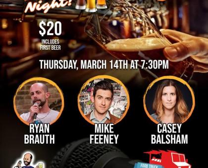 Counter Weight Comedy Craft Beer Night