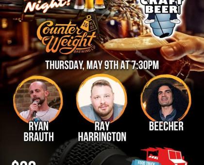 Counter Weight Comedy Craft Beer Night