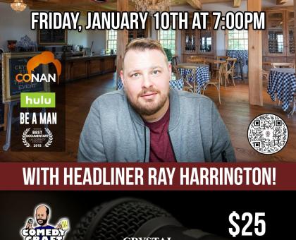 Comedy Night at Crystal Ridge Winery