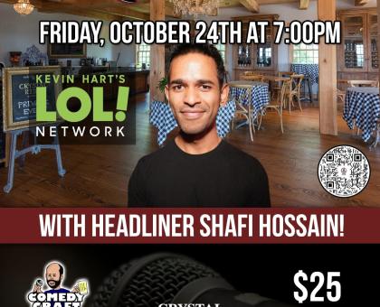 Comedy Night at Crystal Ridge Winery