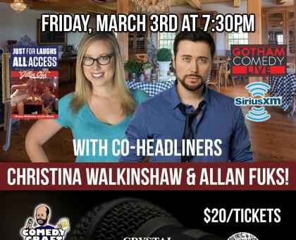 Comedy Night at Crystal Ridge Winery