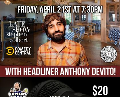 Comedy Night at Crystal Ridge Winery