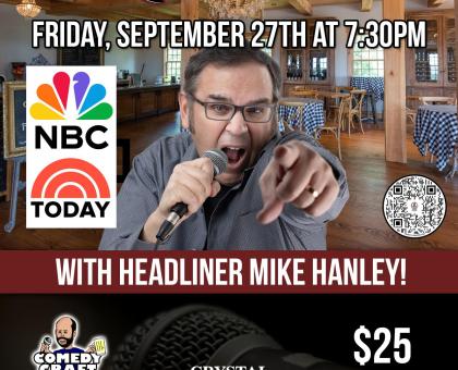 Comedy Night at Crystal Ridge Winery