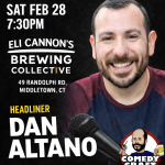 Comedy Night at Eli Cannon's Brewing Collective (ECBC)