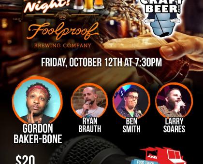 Foolproof Comedy Craft Beer Night