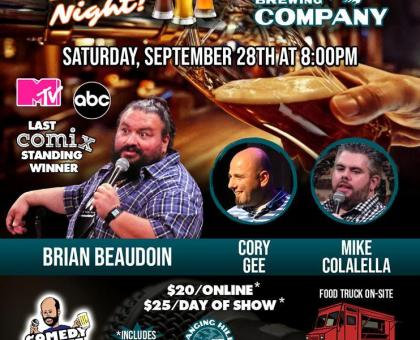 Hanging Hills Comedy Craft Beer Night