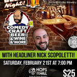 Comedy Night at Hops on the Hill