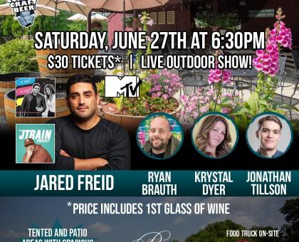 Priam Vineyards Comedy Night