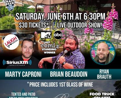Priam Vineyards Comedy Night