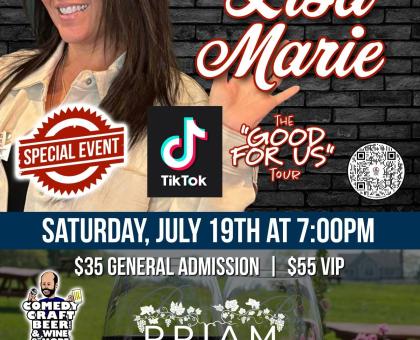 Lisa Marie at Priam Vineyards