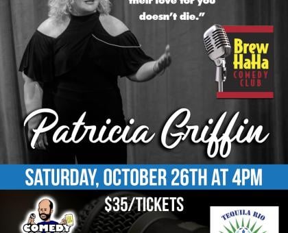 Psychic Medium Patricia Griffin at Brew Ha Ha at River