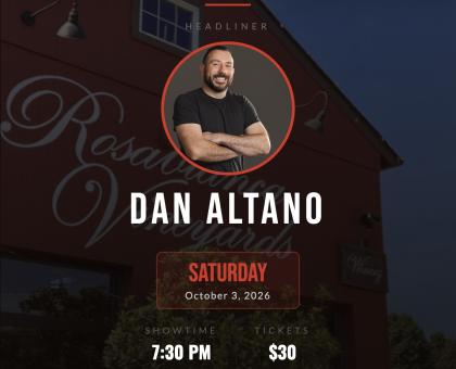 Comedy Night at Rosabianca Vineyards