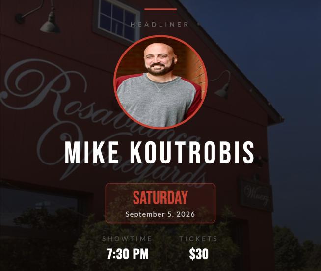 Comedy Night at Rosabianca Vineyards
