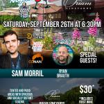 Sam Morril at Priam Vineyards