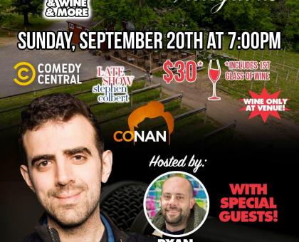 Sam Morril at Rosabianca Vineyards