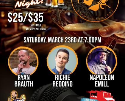 Stubborn Beauty Comedy Craft Beer Night