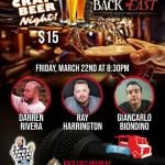 Back East Comedy Craft Beer Night