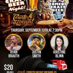 Counter Weight Comedy Craft Beer Night