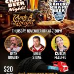 Counter Weight Comedy Craft Beer Night