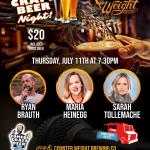 Counter Weight Comedy Craft Beer Night