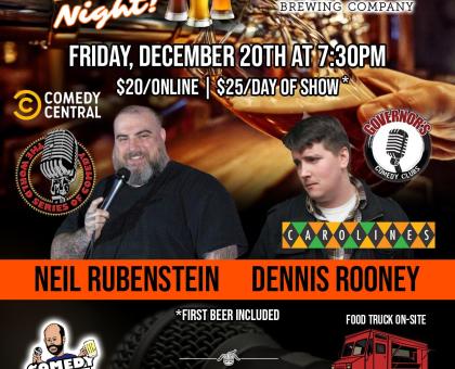 Foolproof Comedy Craft Beer Night