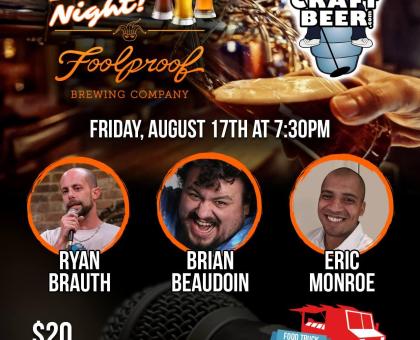 Foolproof Comedy Craft Beer Night