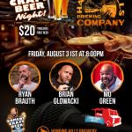 Hanging Hills Comedy Craft Beer Night