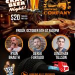 Hanging Hills Comedy Craft Beer Night