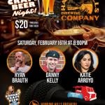 Hanging Hills Comedy Craft Beer Night