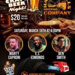 Hanging Hills Comedy Craft Beer Night