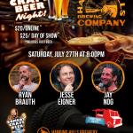 Hanging Hills Comedy Craft Beer Night