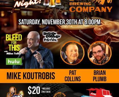 Hanging Hills Comedy Craft Beer Night