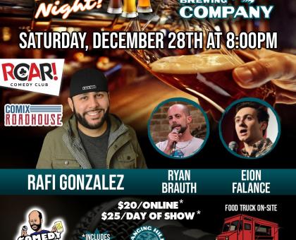 Hanging Hills Comedy Craft Beer Night