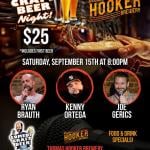 Hooker Comedy Craft Beer Night