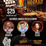 Hooker Comedy Craft Beer Night