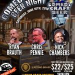 Lasting Brass Comedy Craft Beer Night