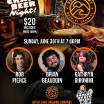 Outer Light Comedy Craft Beer Night