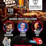 Parable Comedy Craft Beer Night