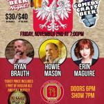 Hartford PNH Comedy Craft Beer Night