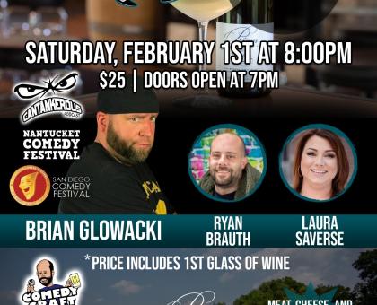 Priam Vineyards Comedy Night