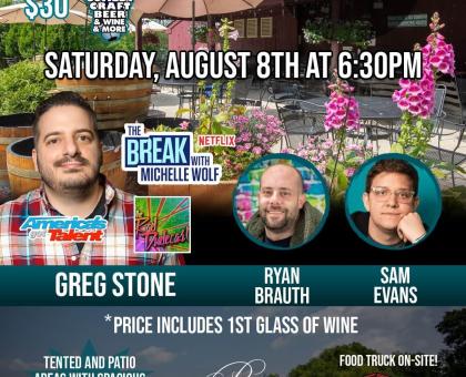 Priam Vineyards Comedy Night