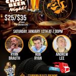 Stubborn Beauty Comedy Craft Beer Night