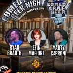 Stubborn Beauty Comedy Craft Beer Night